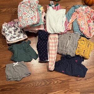 Lot 2 of baby girl clothes